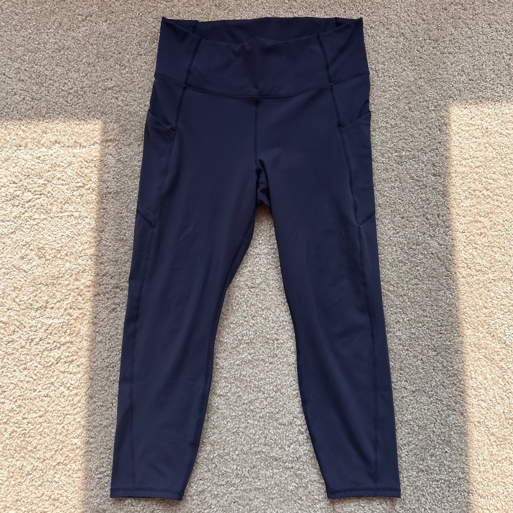 Oasis PureLuxe High-Waisted Legging 7/8 - Navy